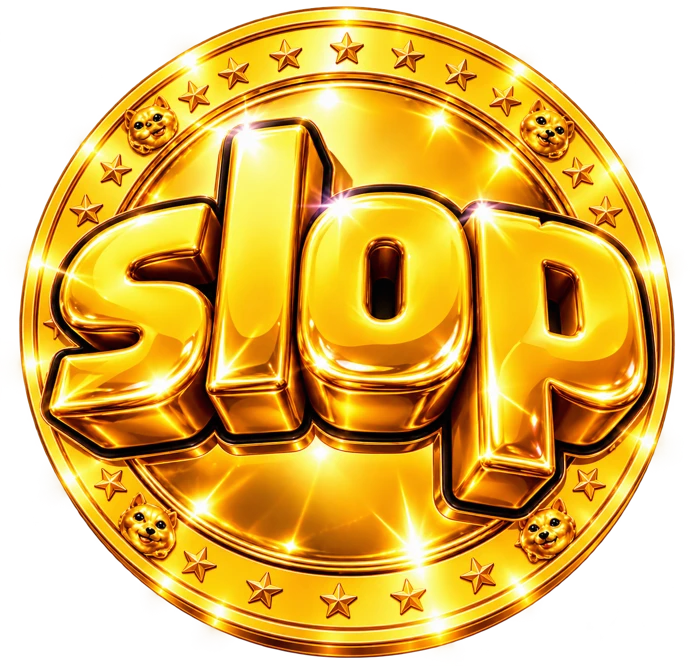 SLOPCOIN gold coin
